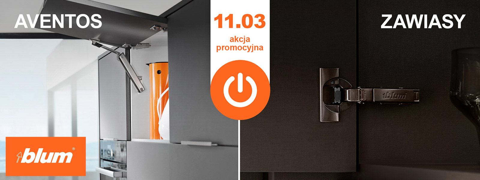 BLUM promocja Aventos + zawiasy
