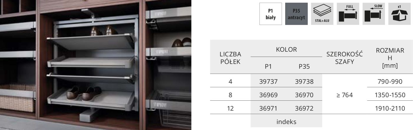 WB-671 Kosz na buty obrotowy