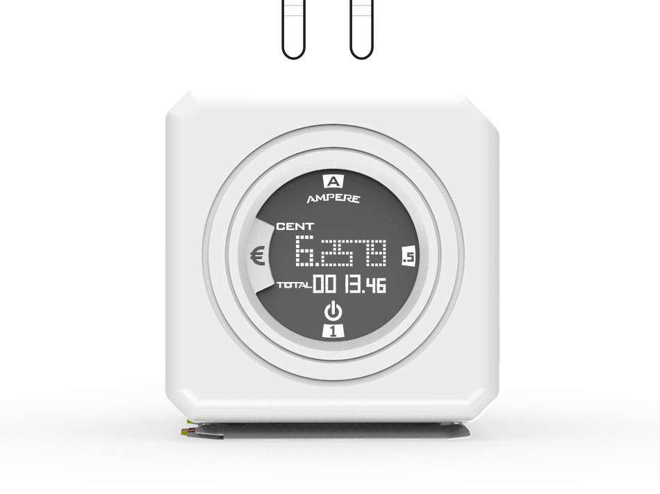 PowerCube Original Monitor - rozgałęźnik z miernikiem prądu
